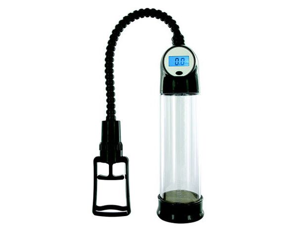 Automatic vacuum pump with installed monitor